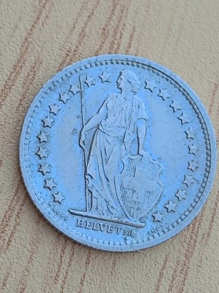 Moneda de medio franco suizo