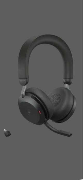Jabra Evolve2 75 Auriculares Inalámbricos Negros