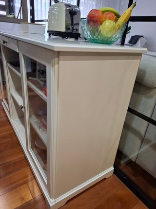 Aparador Vitrina IKEA LIATORP Blanco
