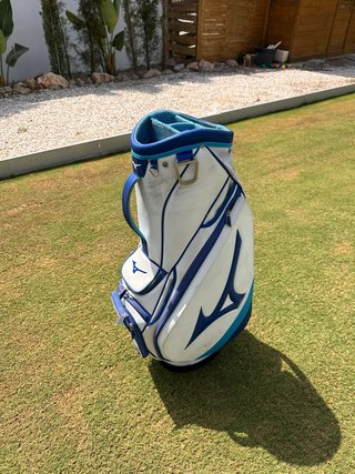 Bolsa de Golf Mizuno Blanca y Azul