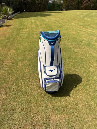 Bolsa de Golf Mizuno Blanca y Azul