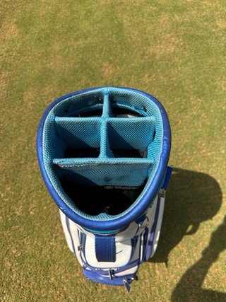 Bolsa de Golf Mizuno Blanca y Azul