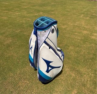 Bolsa de Golf Mizuno Blanca y Azul