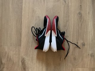 Zapatillas Nike Precision 8 Negras Rojas