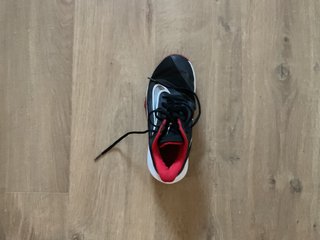 Zapatillas Nike Precision 8 Negras Rojas