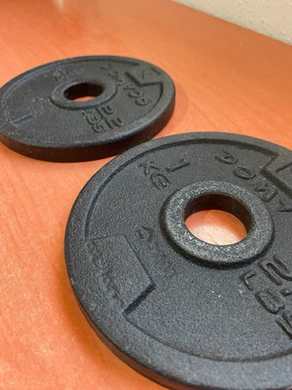 Discos de pesa DOMYOS 1kg