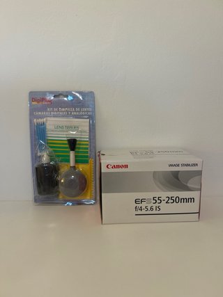 Canon EOS 1100D + 2 objetivos + batería