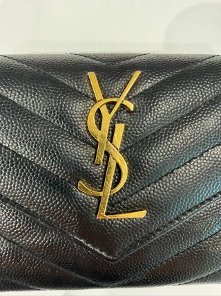 Cartera YSL Piel Negra