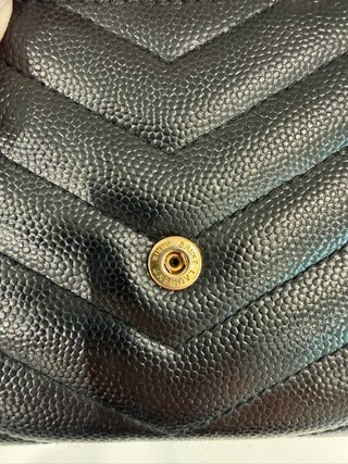 Cartera YSL Piel Negra