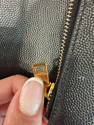 Cartera YSL Piel Negra