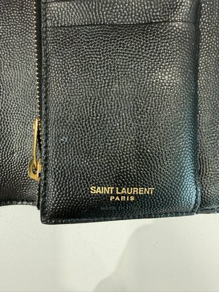 Cartera YSL Piel Negra