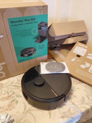 Robot Roomba Plus 505 + AutoWash Dock
