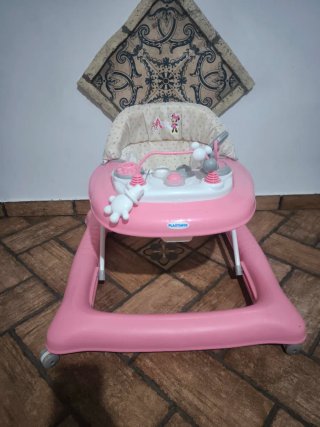Andador bebé rosa Plastimyr