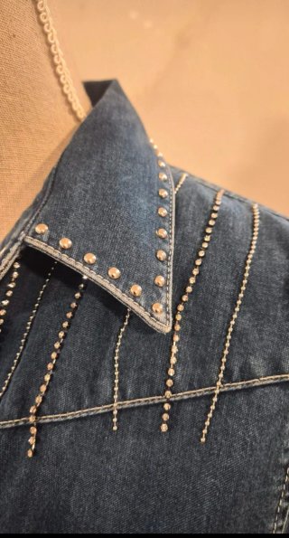Camisa vaquera LiuJo nudo cintura