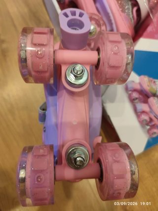 Patinetes ajustables 4 ruedas rosa