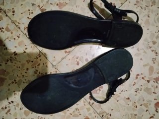 Zandalias Gloria Ortiz con pedrería azul