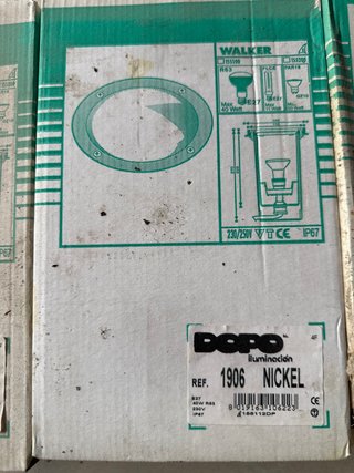 Foco Exterior DOPO 1906 NICKEL