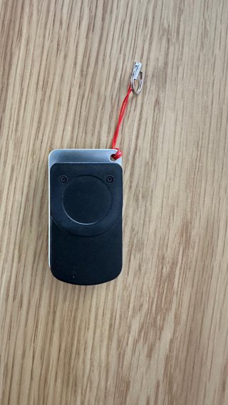 Mando de garaje ERREKA con pilas.