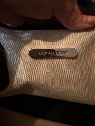 Bolso Michael Kors Negro y Blanco 100% original