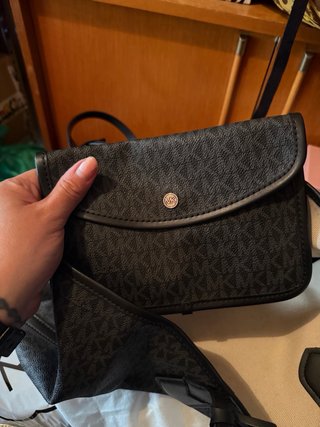Bolso Michael Kors Negro y Blanco 100% original