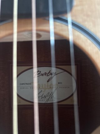 Guitarra Taylor Baby BT1 + Accesorios. No envio