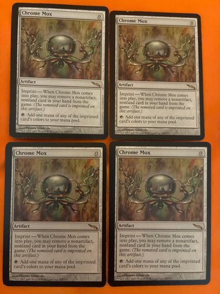 4x Chrome Mox - Magic El Encuentro