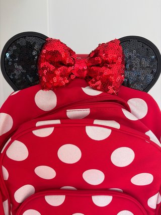 PRECIOSA Mochila Ruedas Disney Minnie casi sin uso
