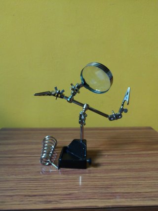Soporte Dexter con lupa 60mm