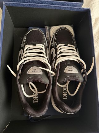 Tênis Dior B30 Preto e Cinza