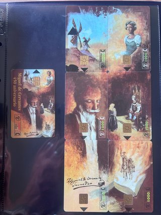 Carte Telefoniche Collezione Miguel de Cervantes