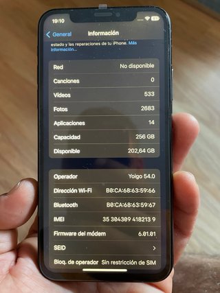 iPhone X Nero 256GB