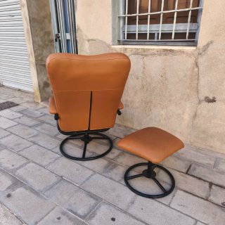 Sillón relax abatible con reposabrazos