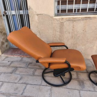 Sillón relax abatible con reposabrazos
