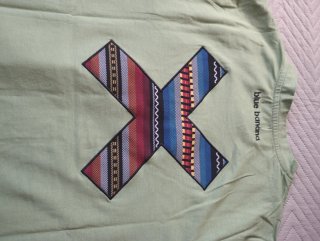 Camiseta Blue Banana verde multicolor