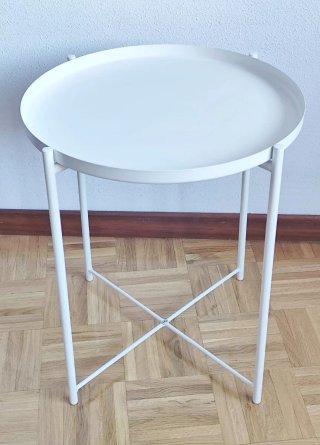 Mesa Bandeja IKEA GLADOM Blanca
