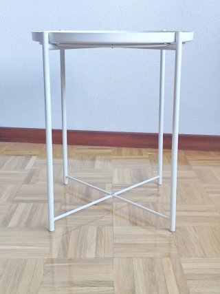 Mesa Bandeja IKEA GLADOM Blanca