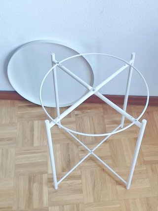 Mesa Bandeja IKEA GLADOM Blanca