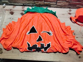 SELFTEK Calabaza Disfraz para Adultos
