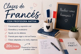 🇫🇷 Profesora francesa nativa – Clases de francés