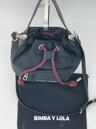 Bolso bombonera Bimba y Lola negro