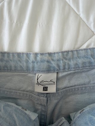 Pantalones Kani vaqueros rectos azules