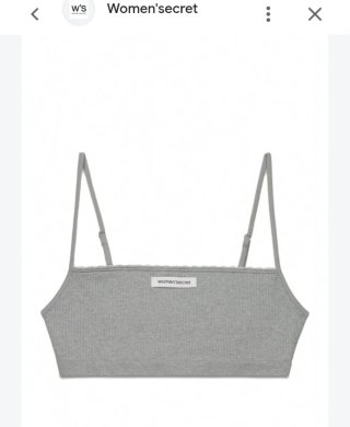 Sujetador Women'secret gris