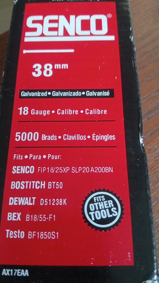 5000 Pregos Galvanizados 38mm Calibre 18