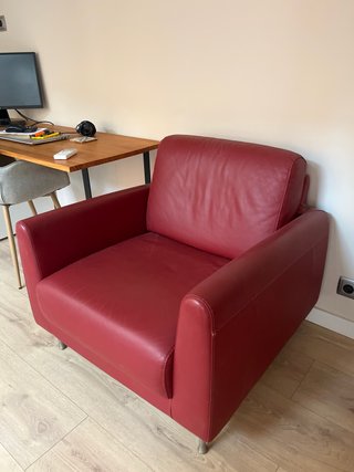Poltrone in similpelle rosse