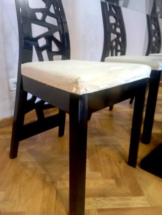 Conjunto 6 Sillas Diseño Comedor Cristal