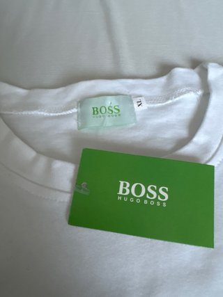 Camiseta Hugo Boss Blanca Talla XL