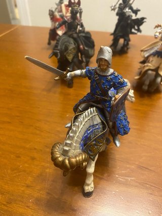 Lote 8 Caballeros Medievales Figuras