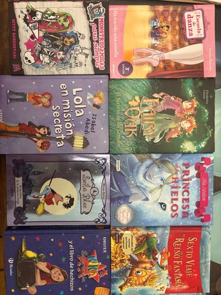 LOTE DE 8 LIBROS INFANTIL - JUVENIL