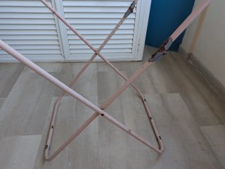 Tendedero plegable blanco