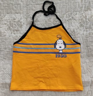 Top Forever 21 Snoopy 1950 Naranja